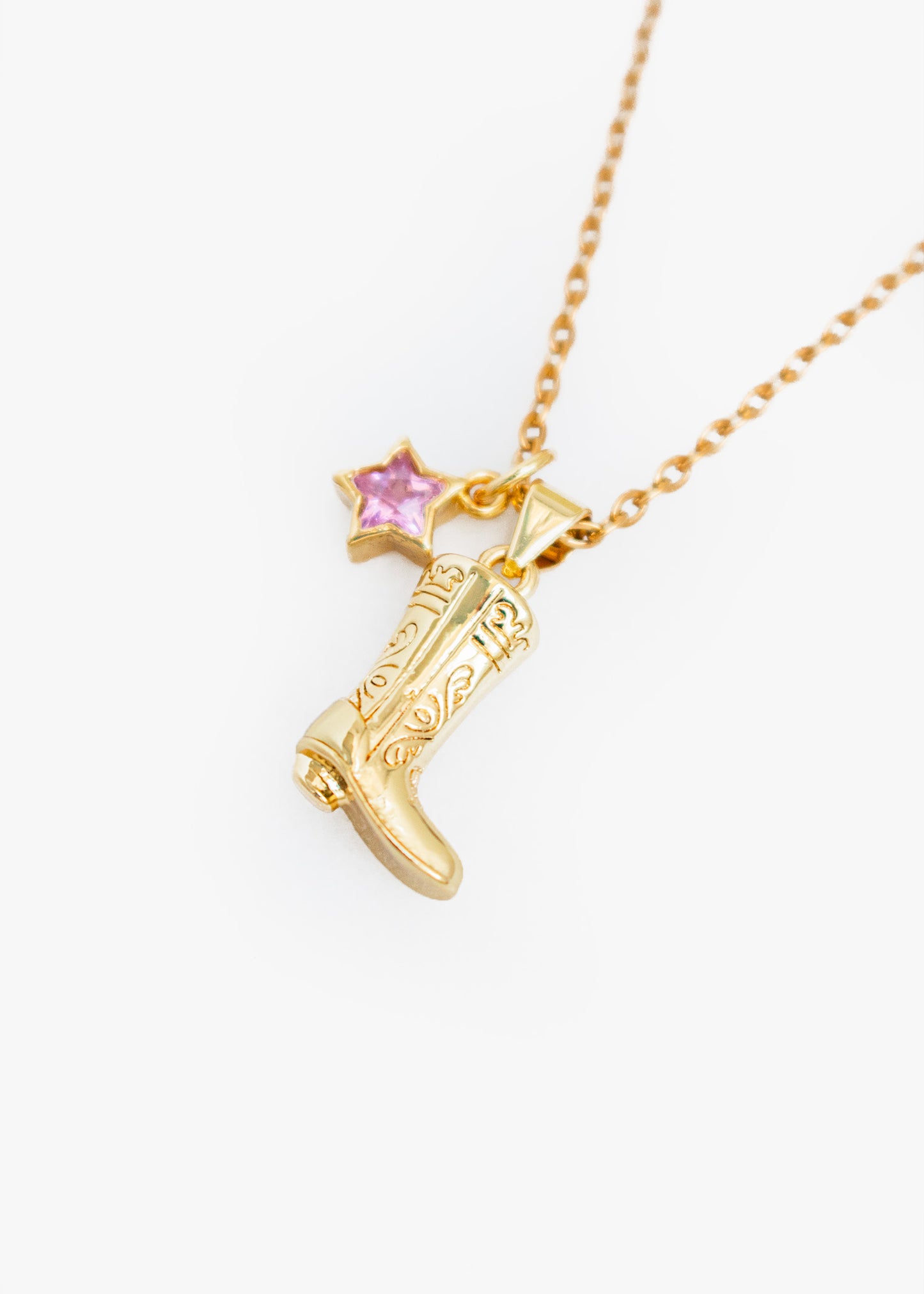 Cowboy Boot Necklace