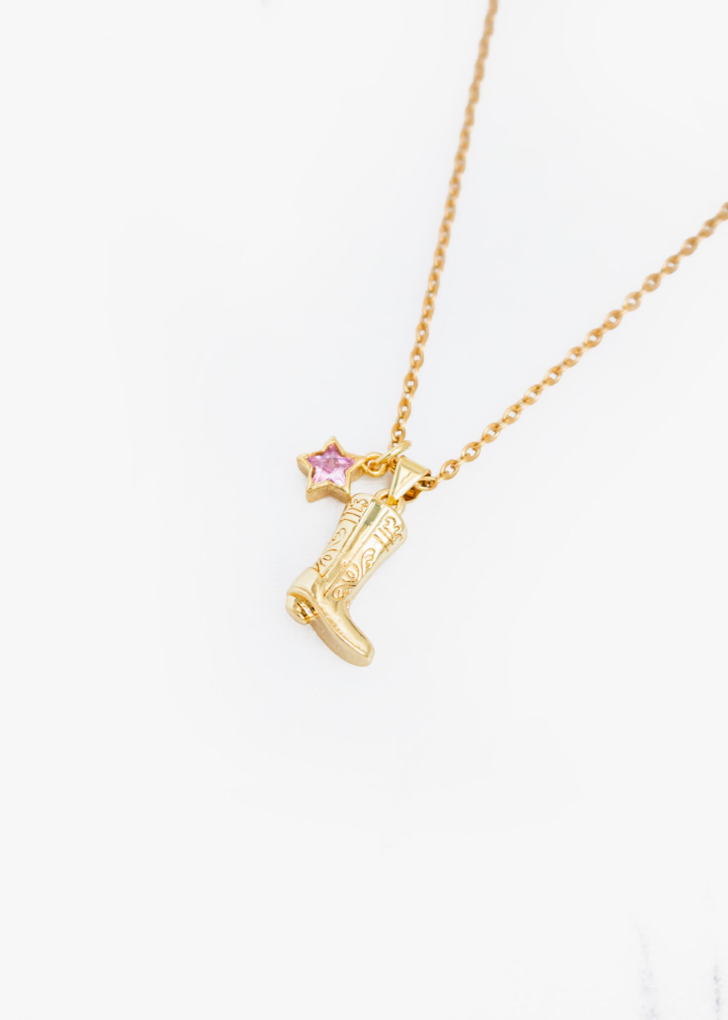 Cowboy Boot Necklace