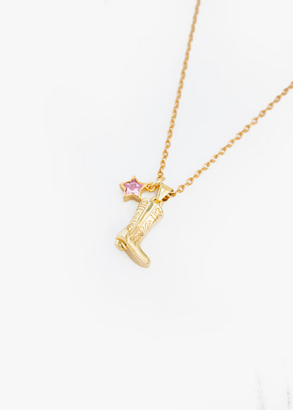 Cowboy Boot Necklace