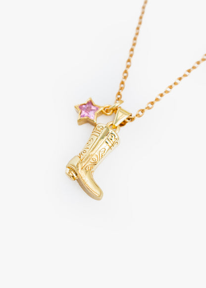 Cowboy Boot Necklace