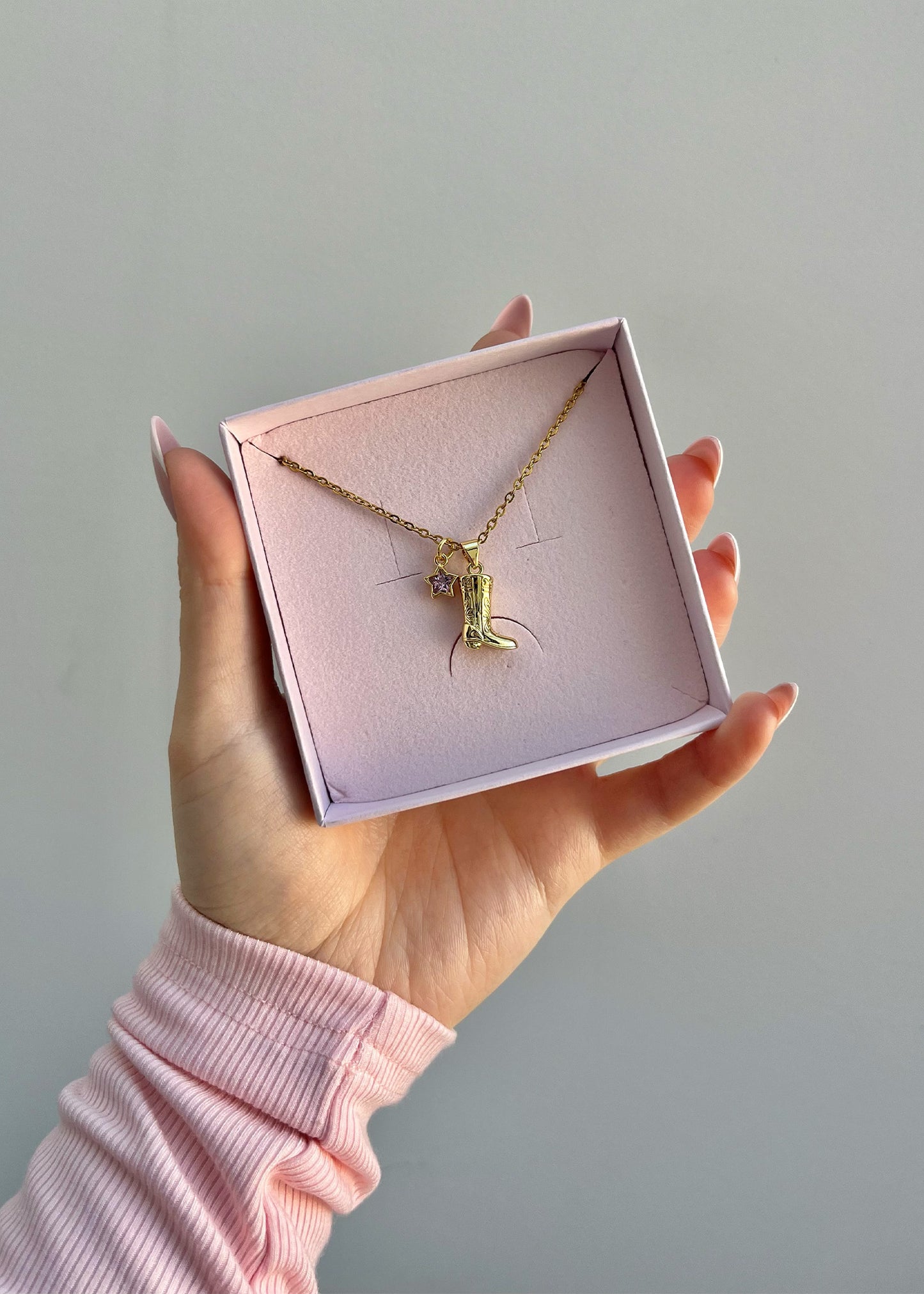 Cowboy Boot Necklace