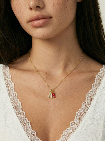 Spicy Initial Necklace